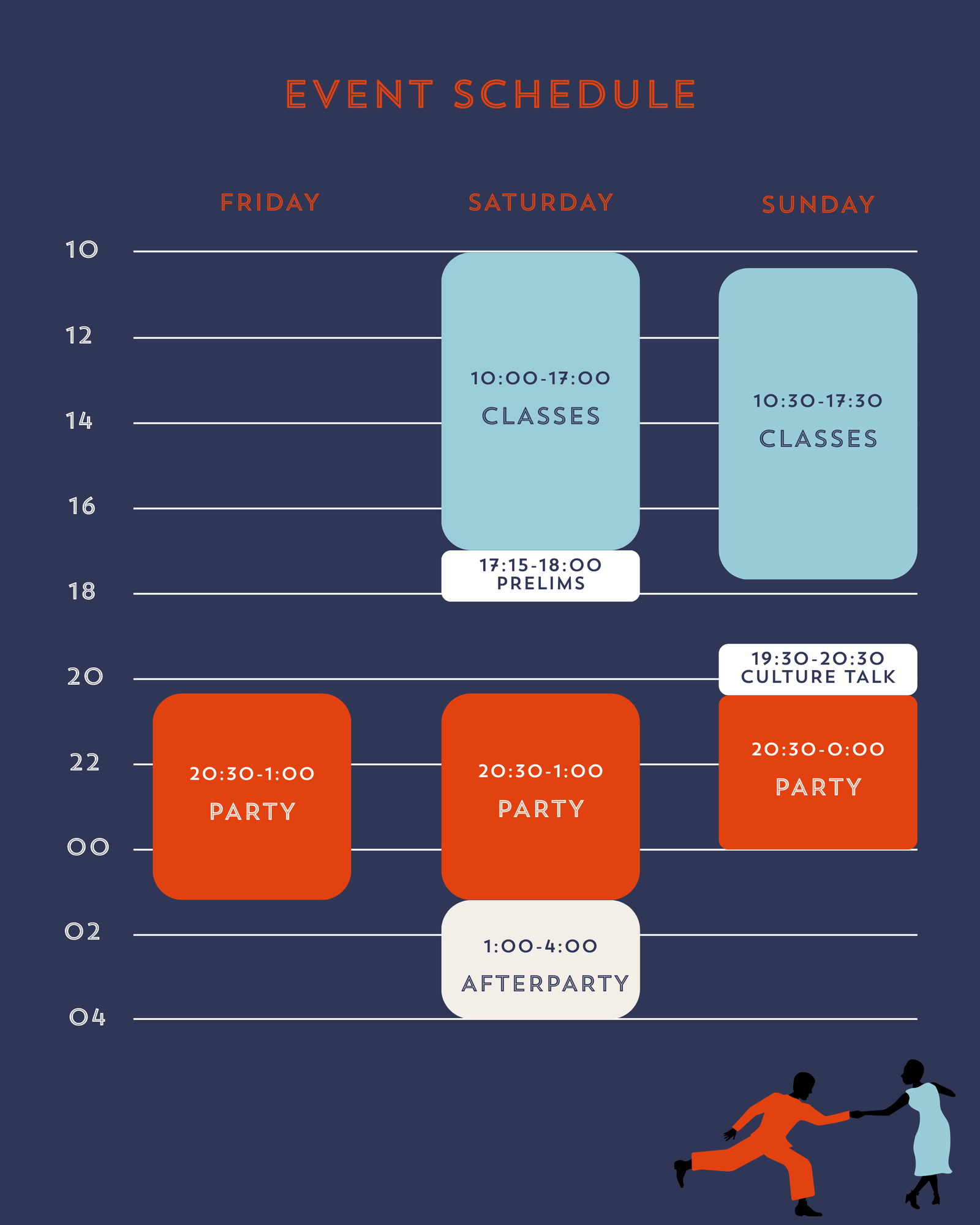 Event schedule
